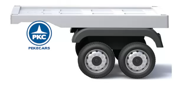 Trailer negro para el mercedes actros