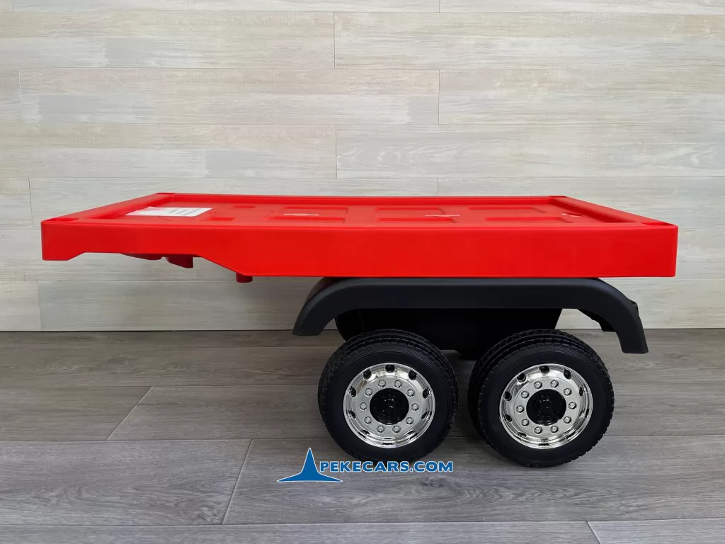 coches teledirigidos trailer mercedes actros rojo