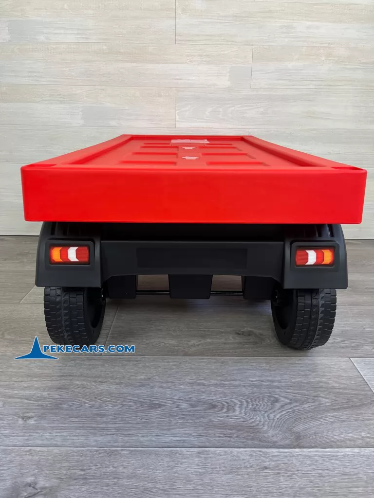 coches para niños trailer mercedes actros rojo
