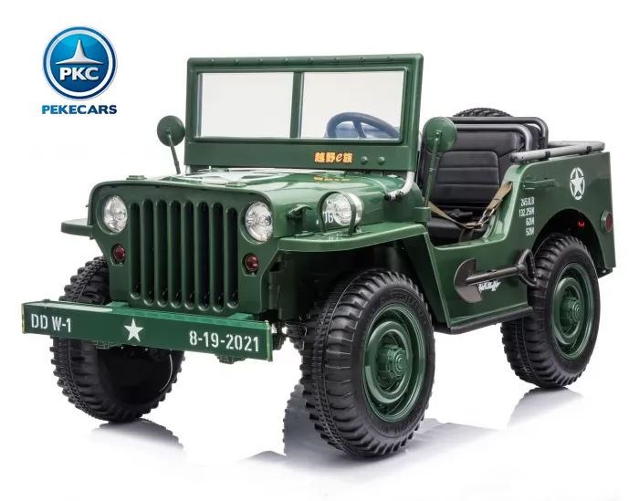Willys Army jeep 1942 frontal en 3/4 izquierda