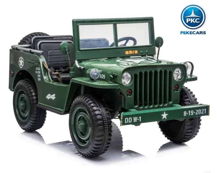 Willys Army jeep 1942 frontal en 3/4 derecha