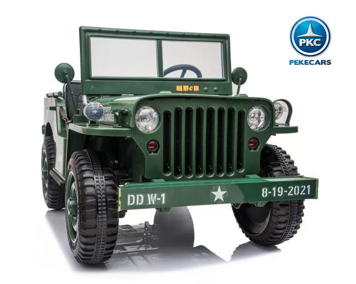 Willys Army jeep 1942 frontal en 3/4 derecha frontal