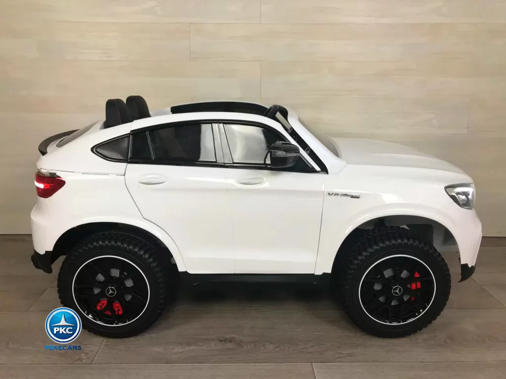 Coche electrico infantil GLC G35 Blanco vista lateral