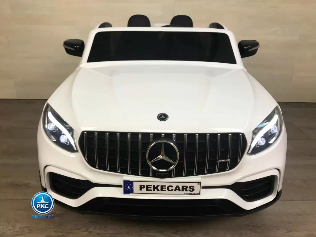 Coche electrico infantil GLC G35 Blanco vista frontal