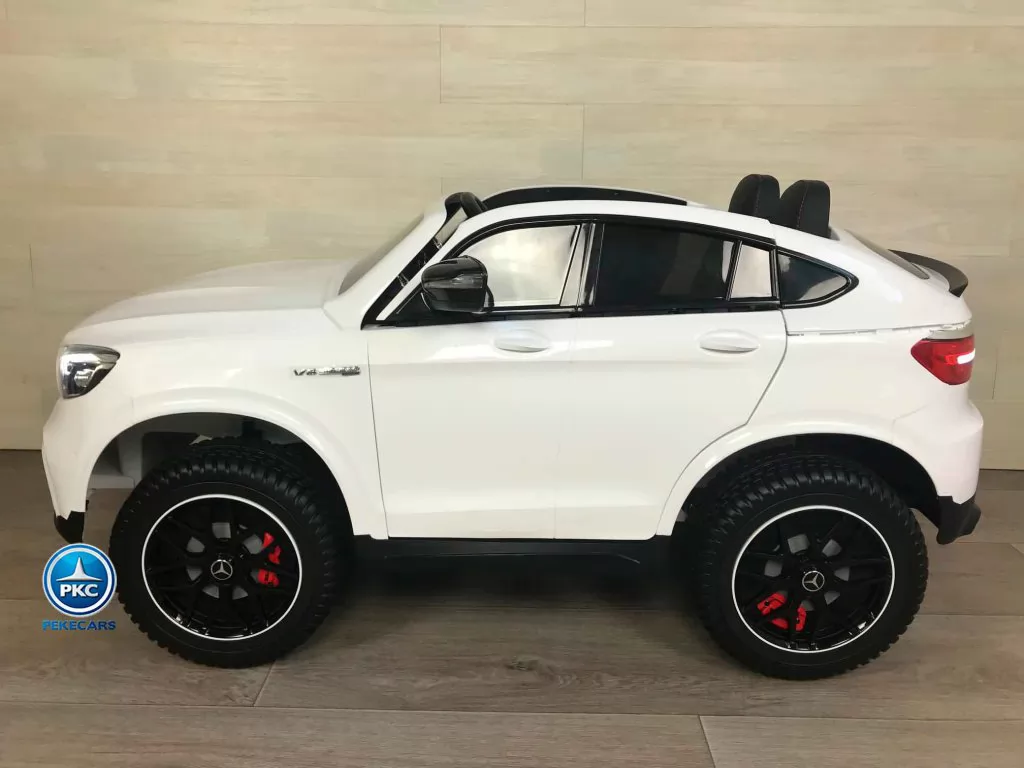 Coche electrico infantil GLC G35 Blanco vista lateral