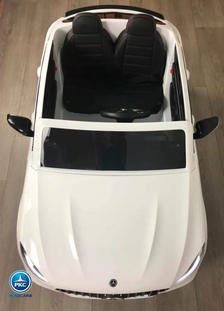 Coche electrico infantil GLC G35 Blanco vista desde arriba