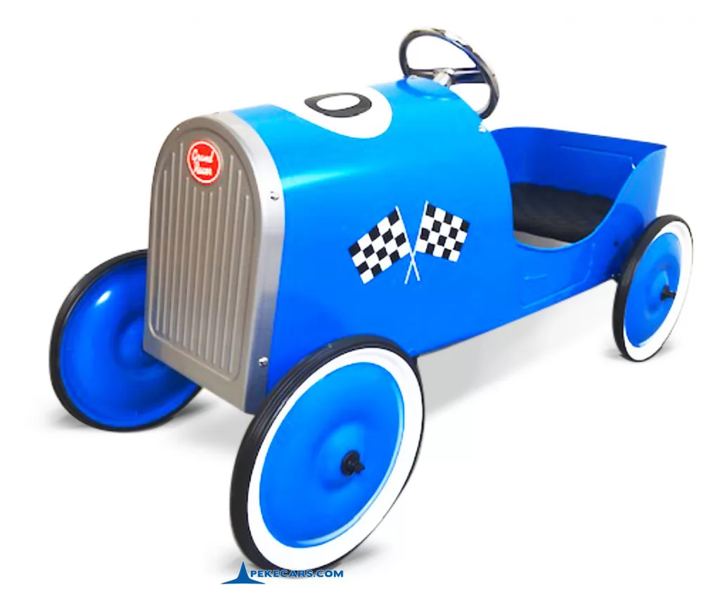 Coche de metal Grand Racer Azul lateral
