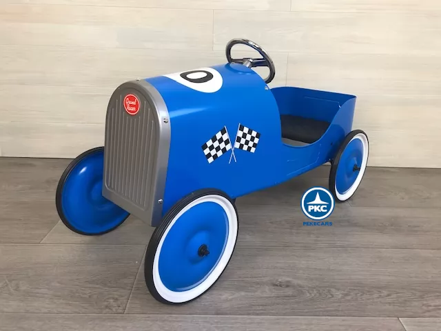 Coche de metal Grand Racer Azul perspectiva