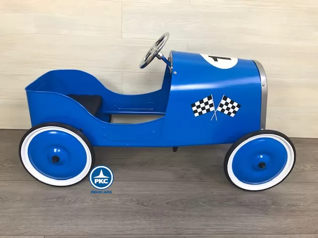 Coche de metal Grand Racer Azul a pedales