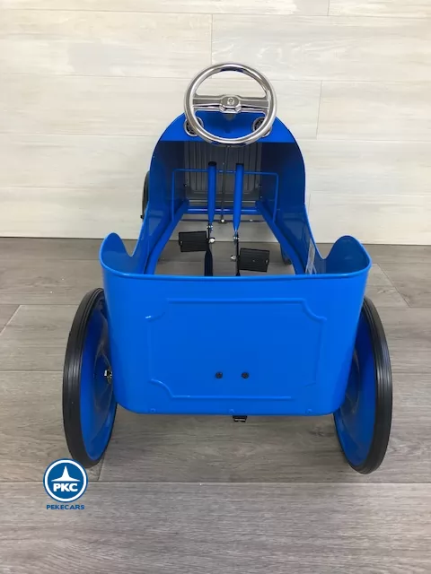 Coche de metal Grand Racer Azul vista trasera