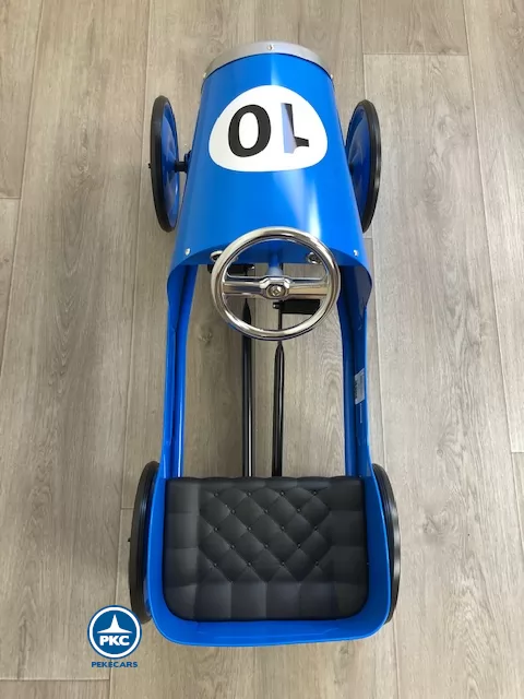 Coche de metal Grand Racer Azul desde arriba