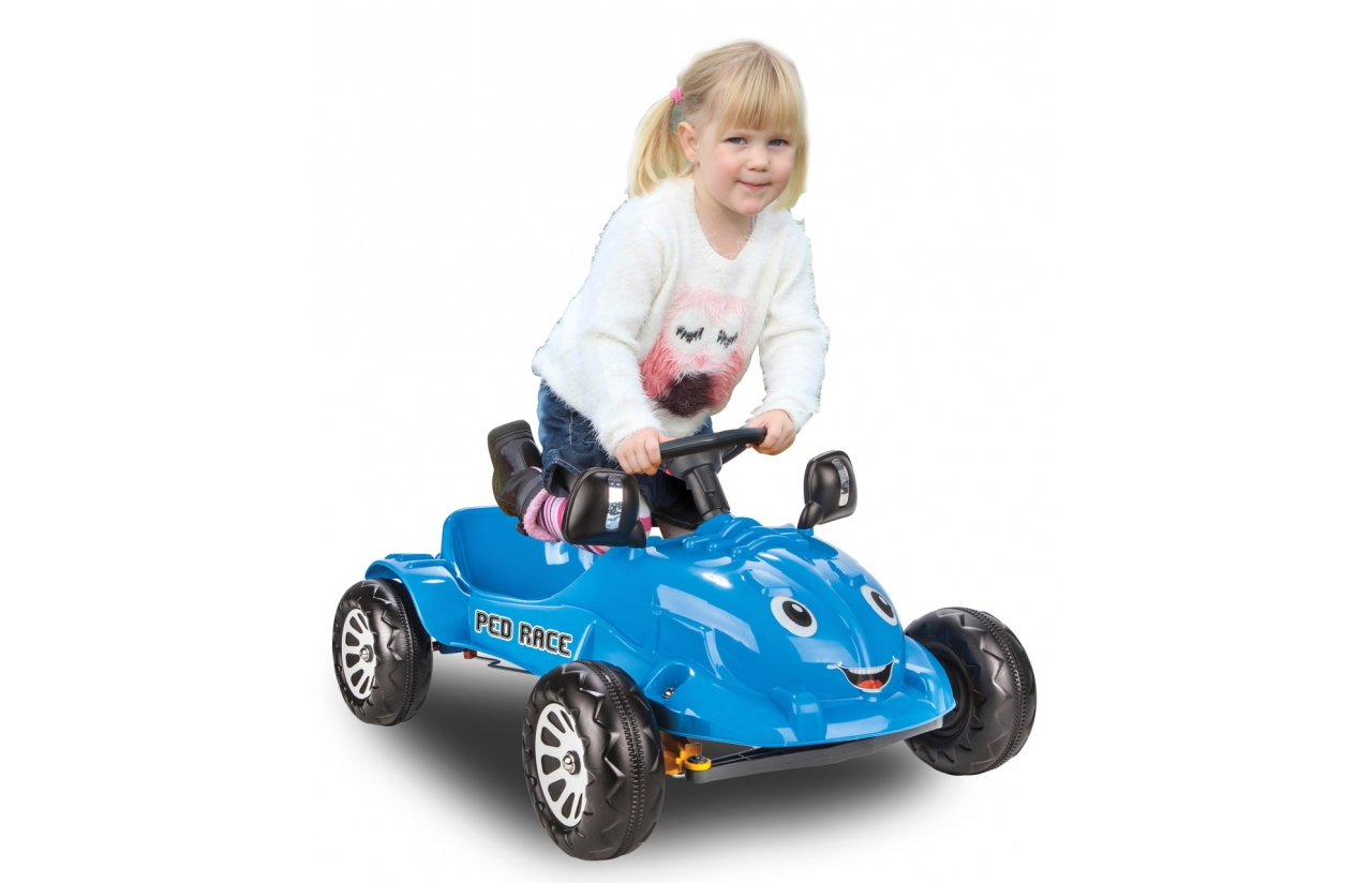 Coche de pedales Ped Race Azul