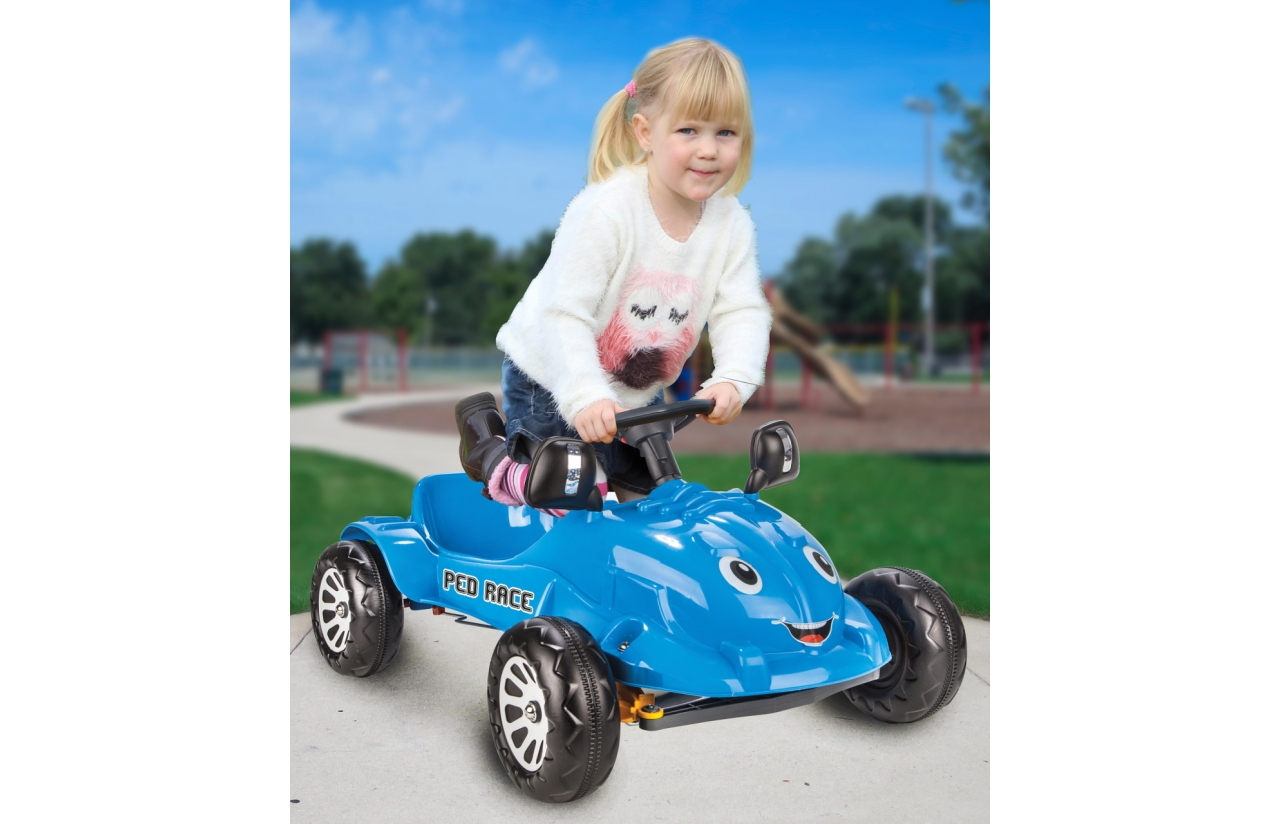 Coche de pedales Ped Race Azul