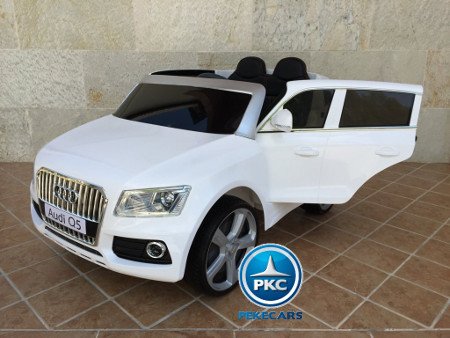 Coche licenciado Audi Q5 Blanco para niños radiocontrol