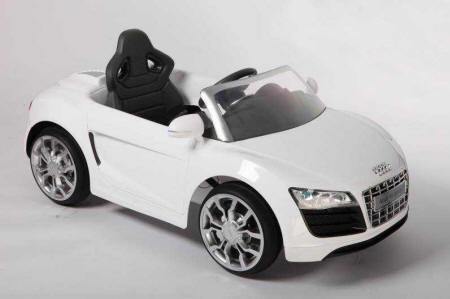 AUDI R8 SPYDER PARA NIÑOS 12V BLANCO