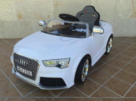 Audi RS5 blanco 12V 2.4G Pekecars
