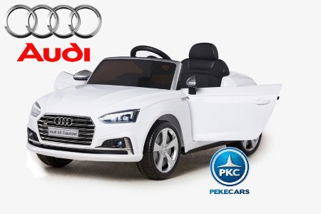 Audi S5 Cabrio Blanco 12V 2.4G