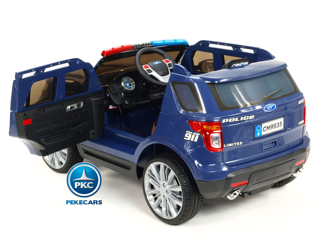 Coche El 233 Ctrico De Polic 237 A Azul 12v 2 4g Pekecars