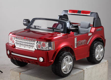 Pekecars land rover max style 24V para niños con mp3 color granate metalizado