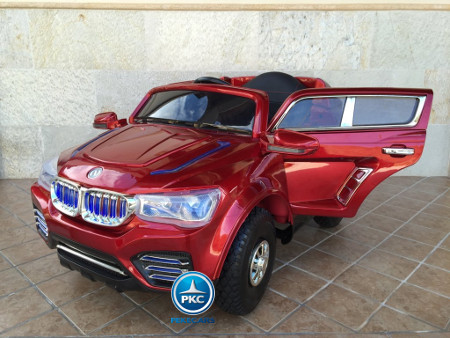 BMW x3 style para niños burdeos metalizado Pekecars