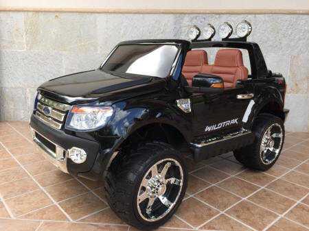 Furgoneta Ford Ranger para niños 12V Black Pekecars