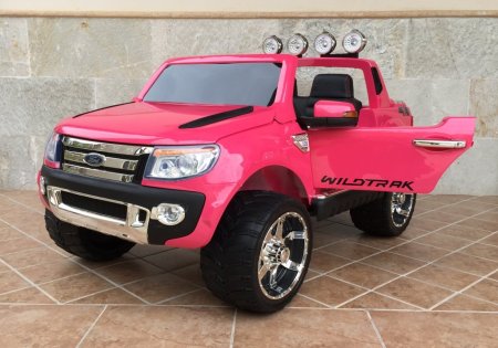 Furgoneta Ford Ranger para niños 12V Pink
