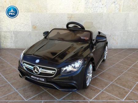 Mercedes S63 infantil 12V negro Pekecars