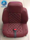 Mercedes G63 12V 2.4G Negro Asiento Rojo Vino