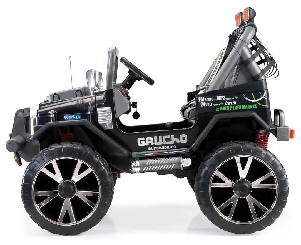coche electrico para niños jeep gaucho superpower 24v