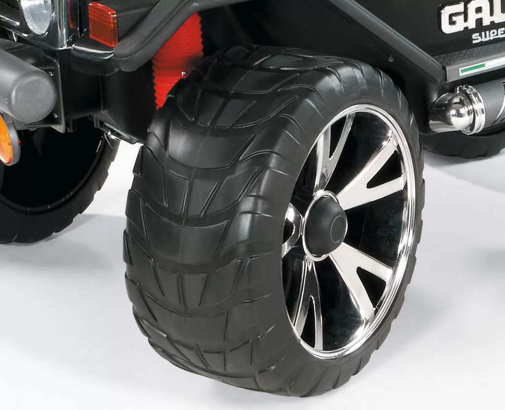 coche electrico para niños jeep gaucho superpower 24v ruedas de caucho