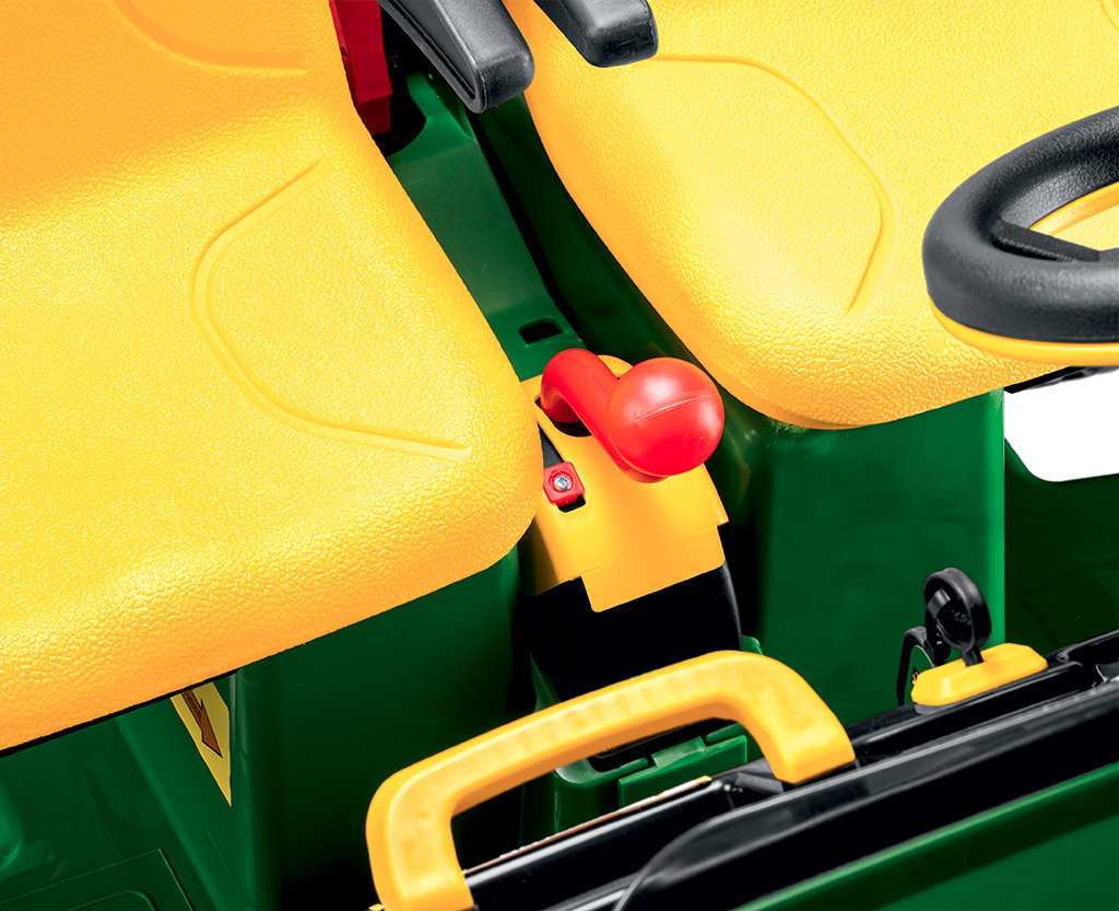 Tractor electrico infantil John Deere Gator HPX 2 plazas limitador de velocidad