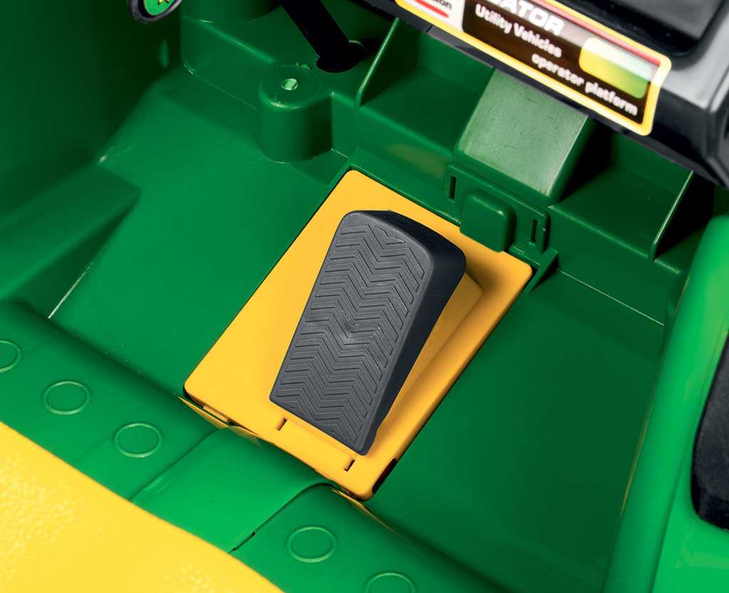 Tractor electrico para niños John Deere Gator HPX 2 plazas pedal acelerador