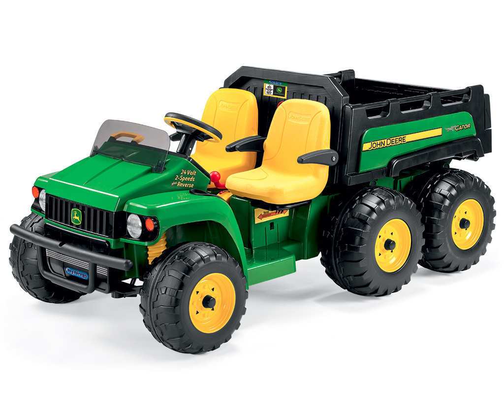 Tractor electrico para niños John Deere Gator HPX 2 plazas