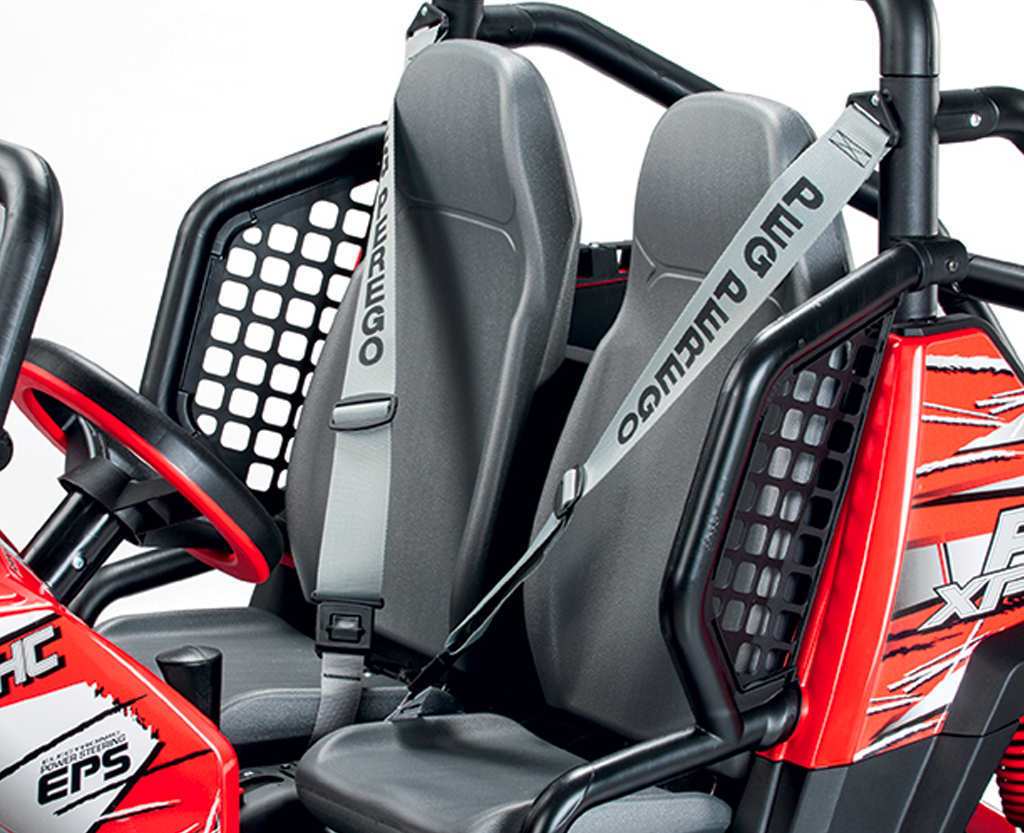 Coche electrico para niños Jeep Polaris Ranger RZR cinturon de seguridad