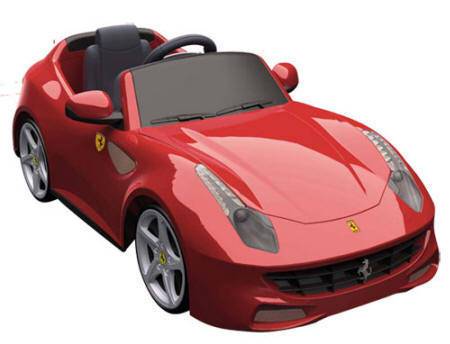 COCHE NIÑOS FERRARI FF ROJO FEBER 6V