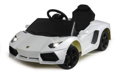 Lamborghini para niños Aventador 6V blanco Pekecars