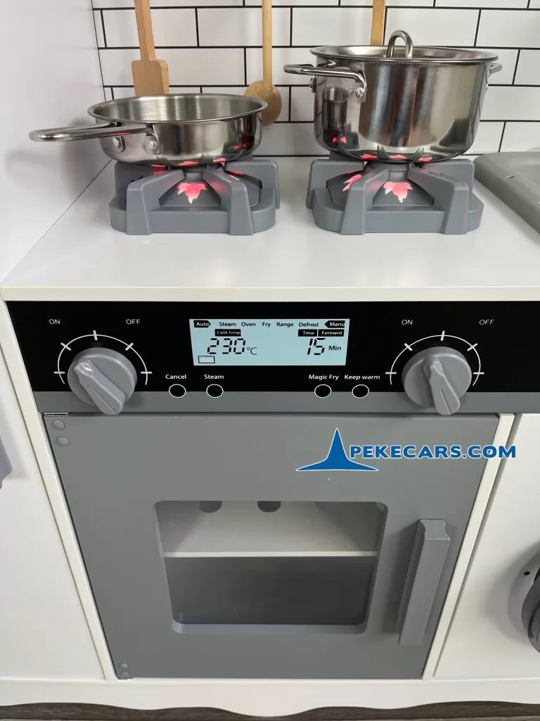 cocina de juguete niñas completa luz sonidos blanca