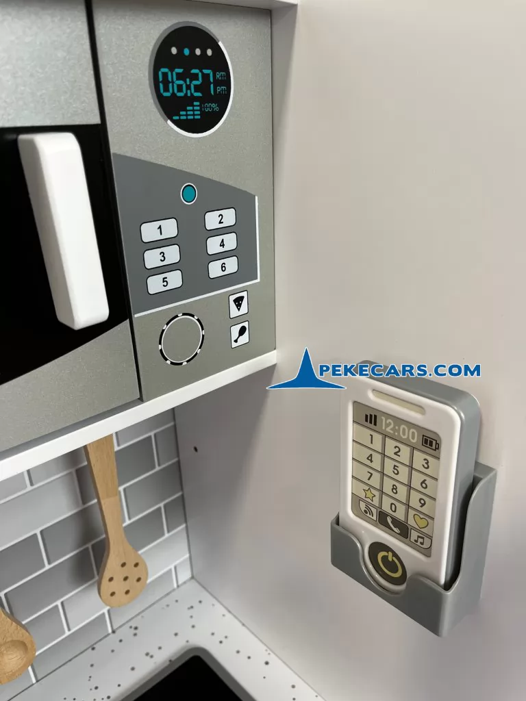 cocina de juguetes nevera luz blanca