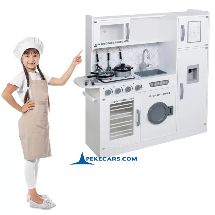 Pekecars Cocina Juguete Con Lavadora Cocina Madera Juguete Oferta
