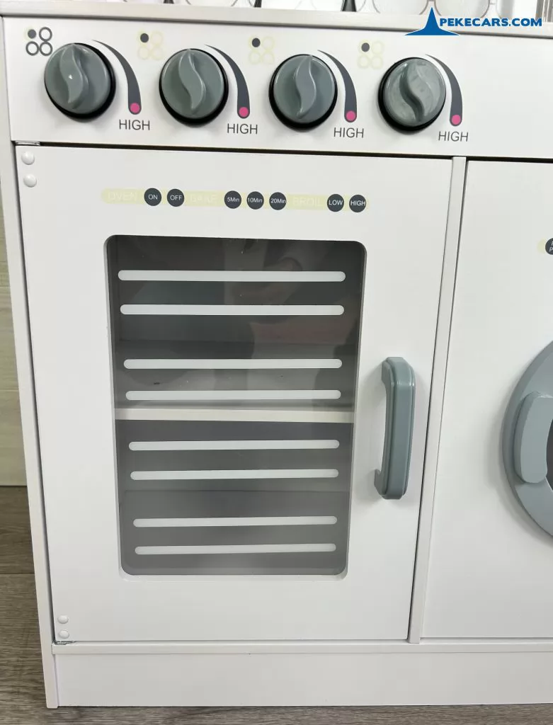 cocina de juguete nevera microondas blanca