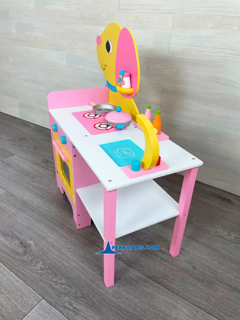 cocina de juguete grande ninos perrito detalle lateral