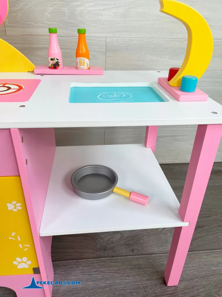 cocina de juguete de niñas ninos perrito estanterias