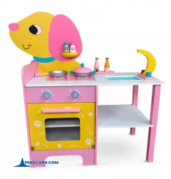 Cocina de Madera Diseño Perrito con 9 Accesorios