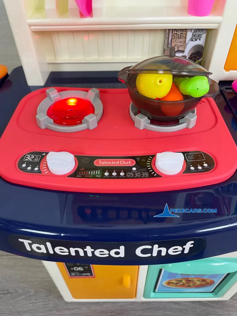 cocina de juguetes grandes talented chef detalle banco