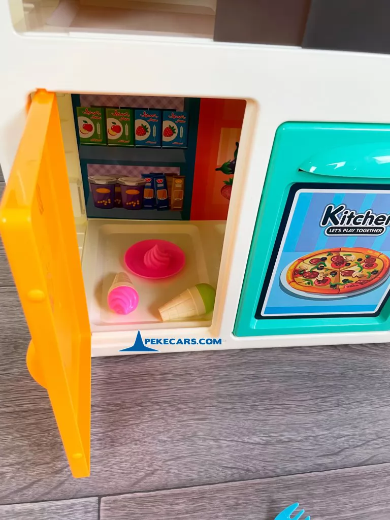 cocina de juguetes talented chef cajon abierto