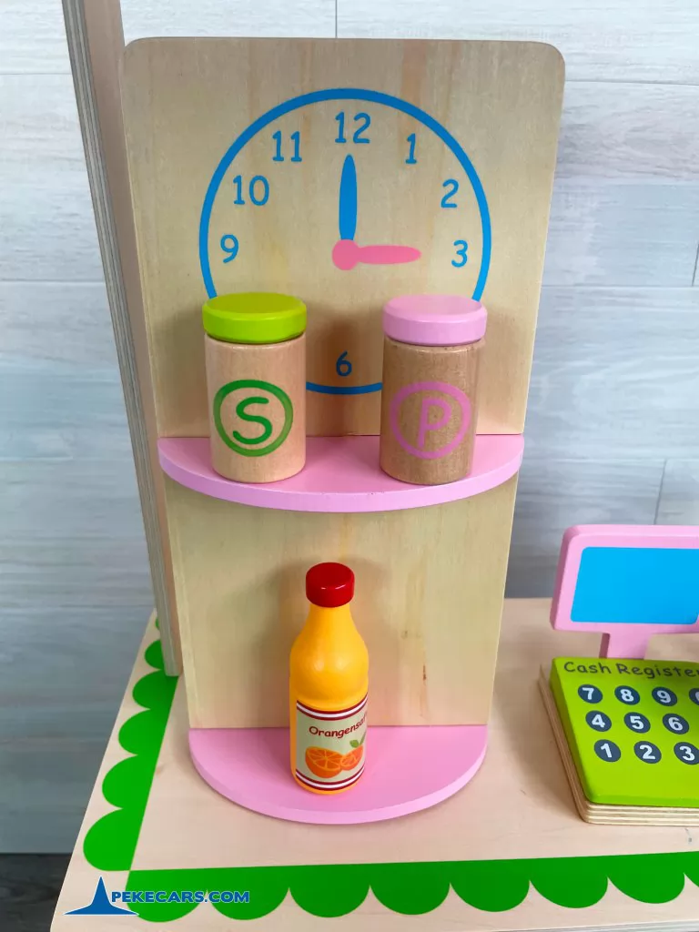 cocina de juguete de madera mercadillo infantil accesorios detalle elementos