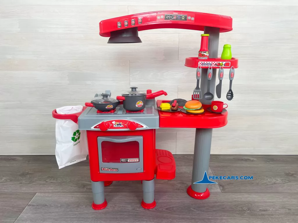 cocina de juguete set plastico vista frente