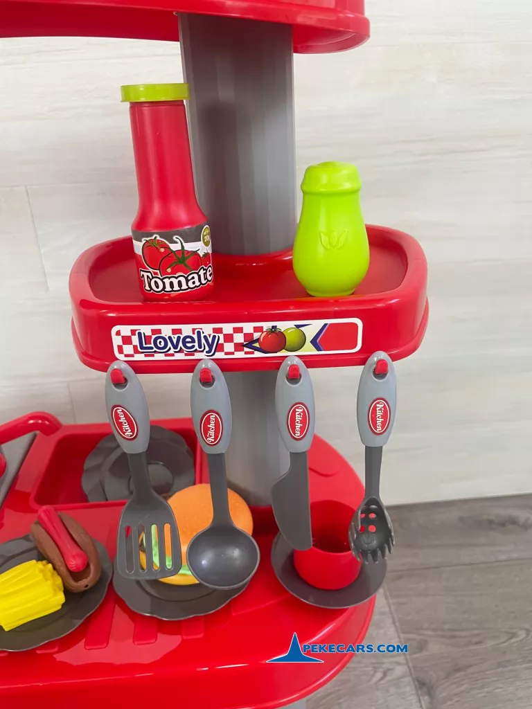 set plastico cocina de juguete detalle utensilios