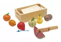 Set de Frutas de madera para Cortar