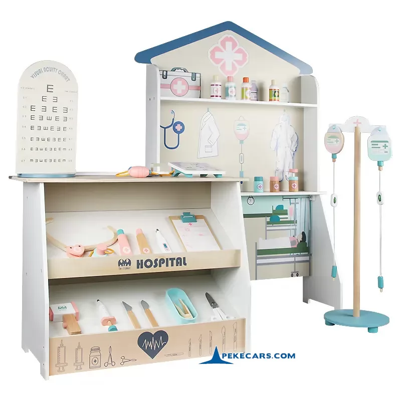 Hospital de Madera Infantil con Accesorios